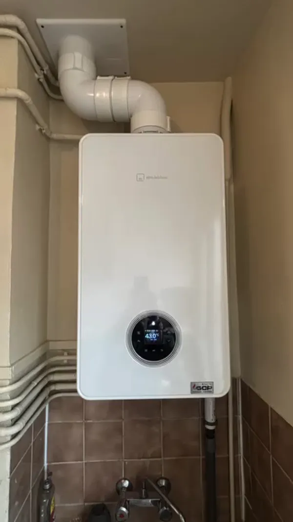 Installation de chaudière à gaz